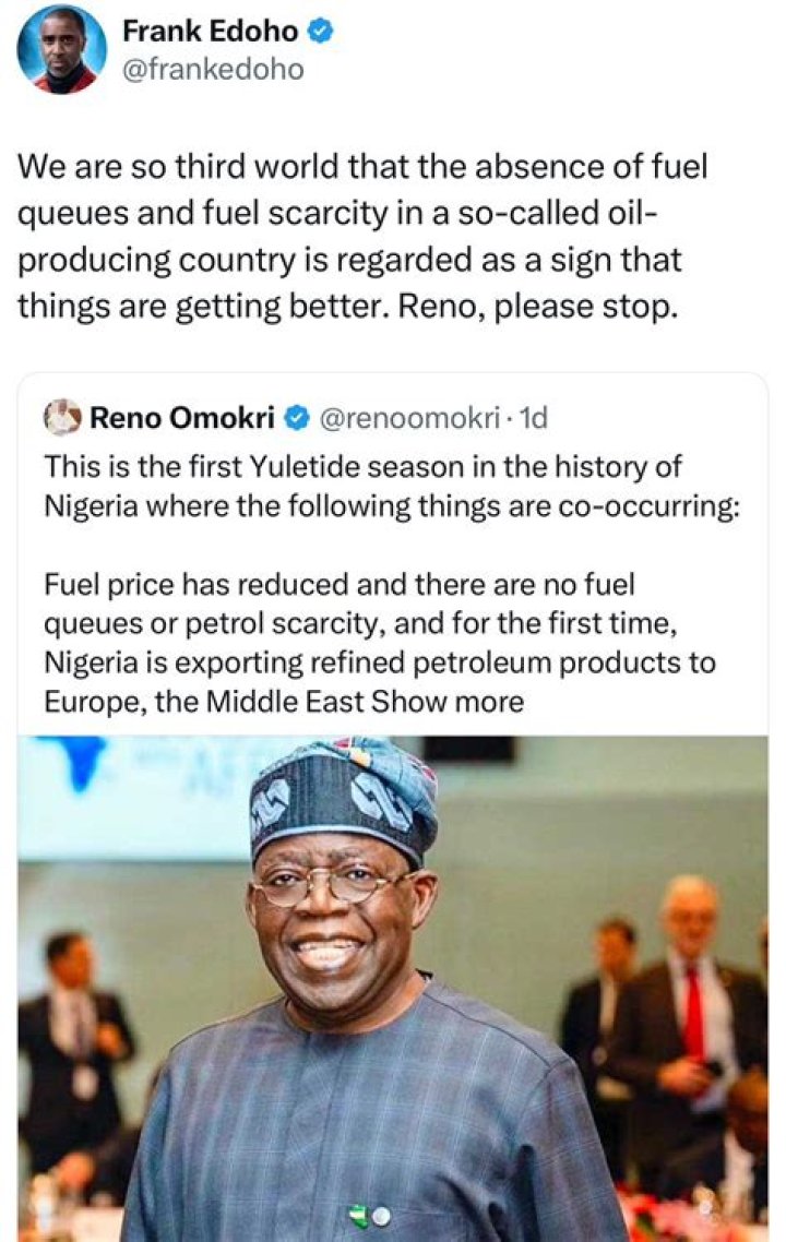 
“Nobody Scripts For Me”- Frank Edoho Slams Troll Who Tried To Drag Him 
