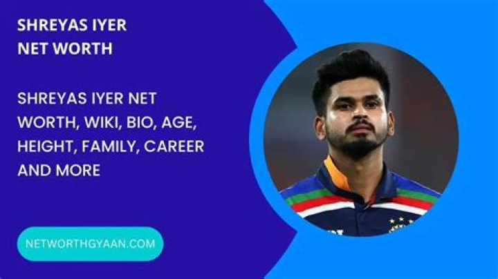 
Shreyas Iyer Height, Weight, Net Worth, Age, Birthday, Wikipedia, Who, Nationality, Biography 